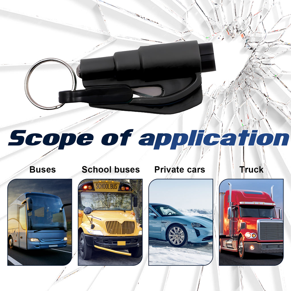 Car Emergency Hammer Car Glass Car Window Breaking Tool Mini Convenient Emergency Car Escape Hammer